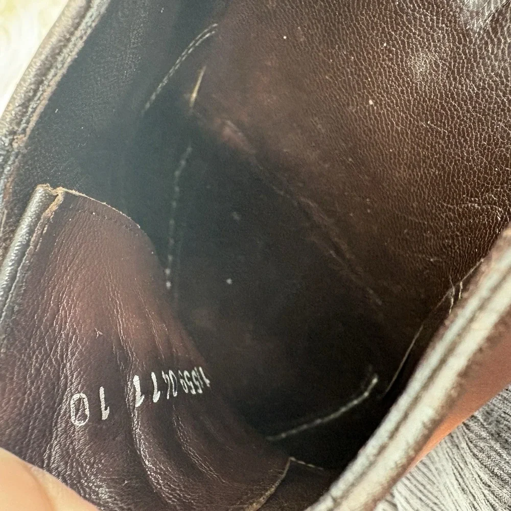 A. Testoni Black Label Oxfords Brogues U.S. Size 10 Made‎ In Italy